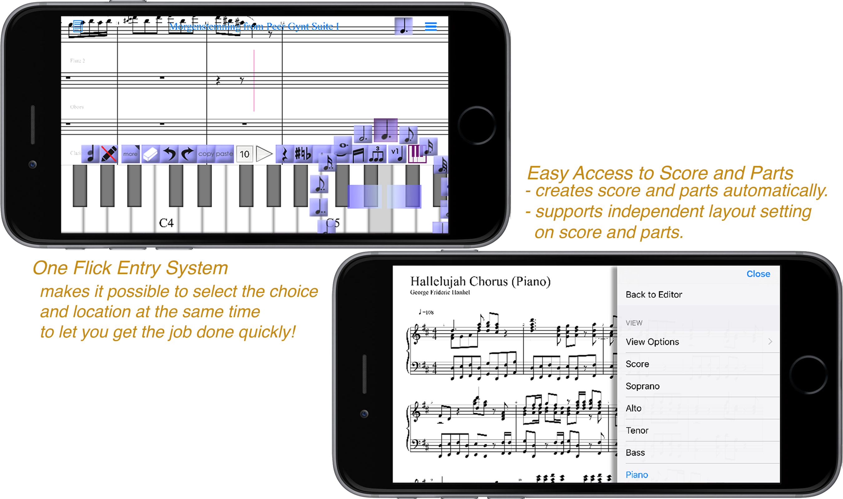 iWriteMusic app home